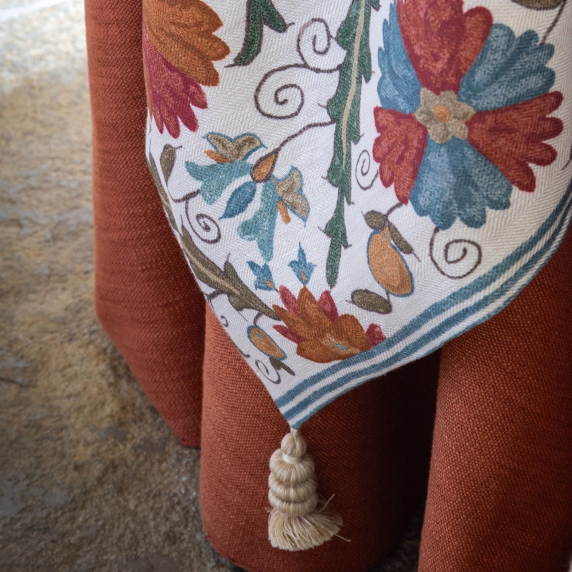 Tamarind Tomato Skirted Table_3